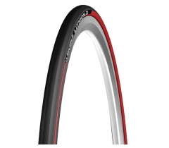 Michelin Lithion 2 Reifen Performance Line 25 x 622, faltbar, schwarz rot