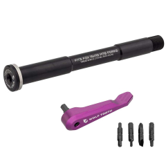 Wolf Tooth Steckachse - FOX Gabel Boost 15x110mm + Plugin Multitool purple