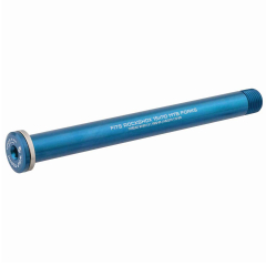 Wolf Tooth Steckachse M15x158mm - RockShox Gabel Boost 15x110mm blau