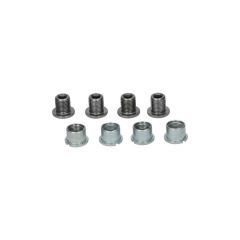 Shimano Kettenblattschrauben Set | 4 Schrauben + Muttern M8 x 8,5mm