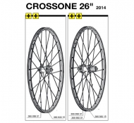 Mavic Crossone / Crossride 26 Zoll Ersatzspeiche 265 mm