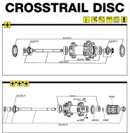 Mavic Crosstrail Disc Achsverschraubung Vorderrad, Art Nr. 32348401