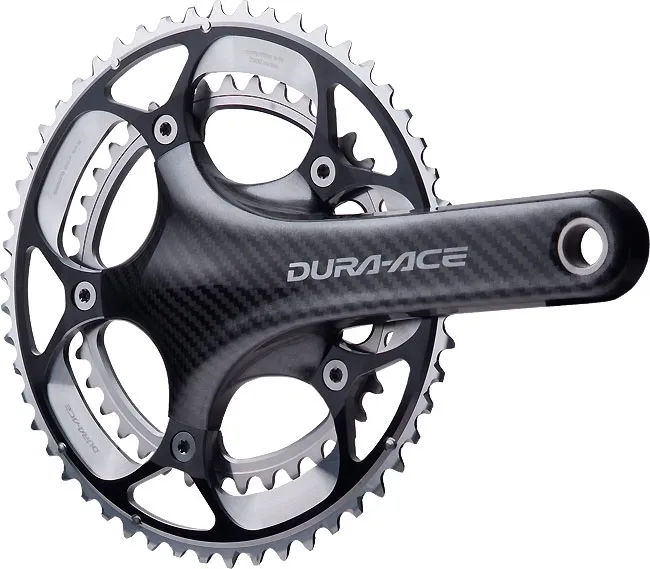 Shimano DURA ACE Carbon Kurbelgarnitur FC-7800 C, 172,5 mm Abstufung 52/39 Zähne - Ausverkauft