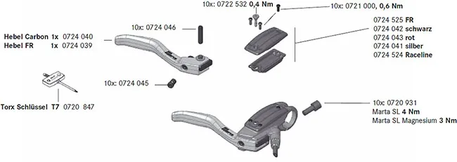 Magura Marta EBT Entlüftungssschraube 1 Stk - Restbestand