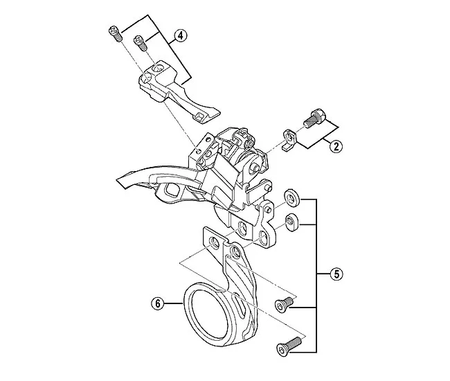 Shimano E-Type Befestigungsschrauben 10-fach