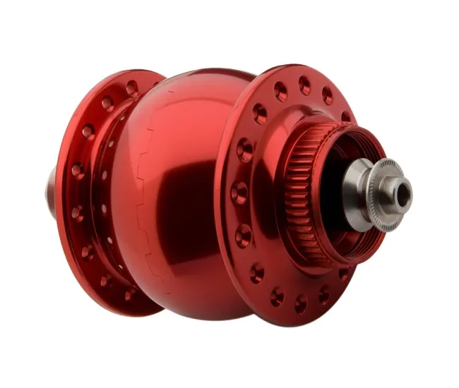 Schmidt SONdelux Nabendynamo Disc Centerlock rot 32 Loch