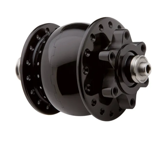 Schmidt SON 28 Nabendynamo Disc 6 Loch schwarz eloxiert 32 Loch