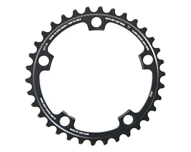 Sram Red Kettenblatt X-Glide 34 Zähne 110 Lochkreis 5 Arm black 10-fach