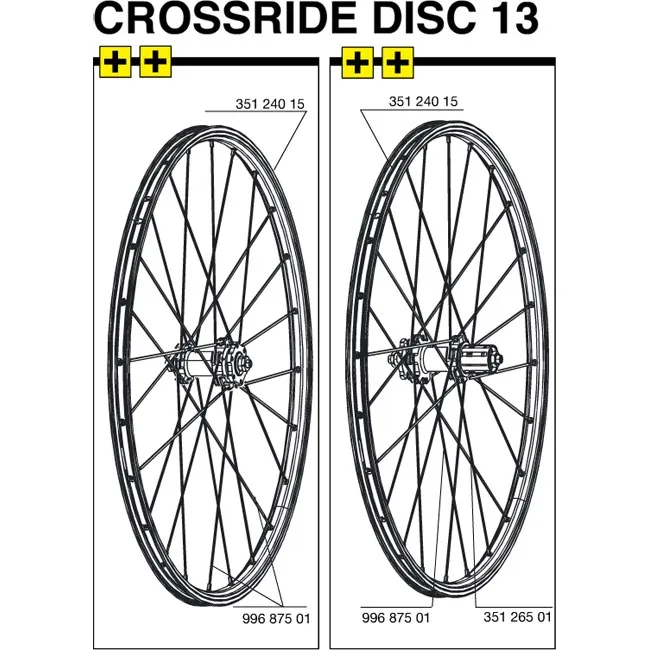 Mavic Crossride Disc Ersatzfelge Voderrad FTS-X 26 Zoll Modell 2013 AUSVERKAUFT