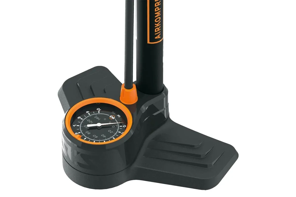 SKS Airkompressor 10.0 Standpumpe schwarz Pumpenkopf Multi Valve