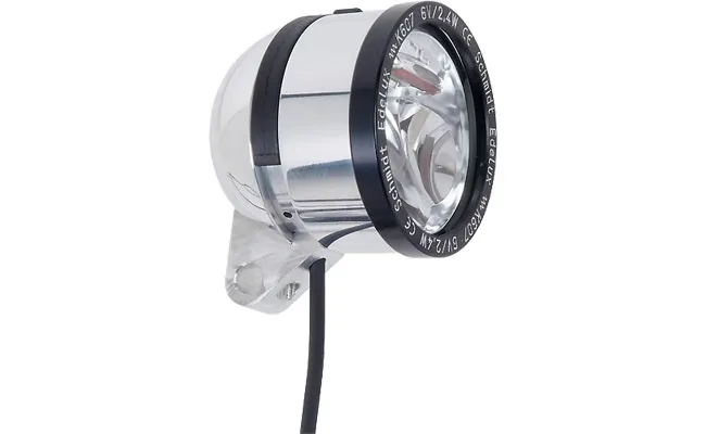 Schmidt Son Edelux II Fahrradlampe silber poliert 140 cm Kabel 100 Lux