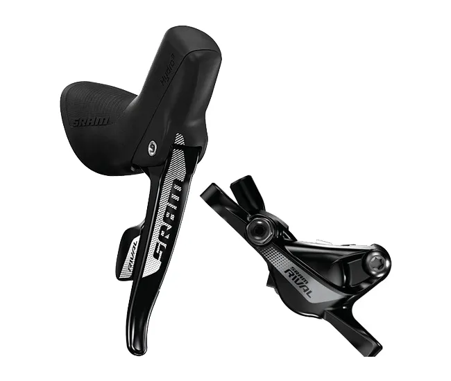 Sram Rival 22 Disc Schaltbremshebel 2 fach + Scheibenbremse 180cm Leitung
