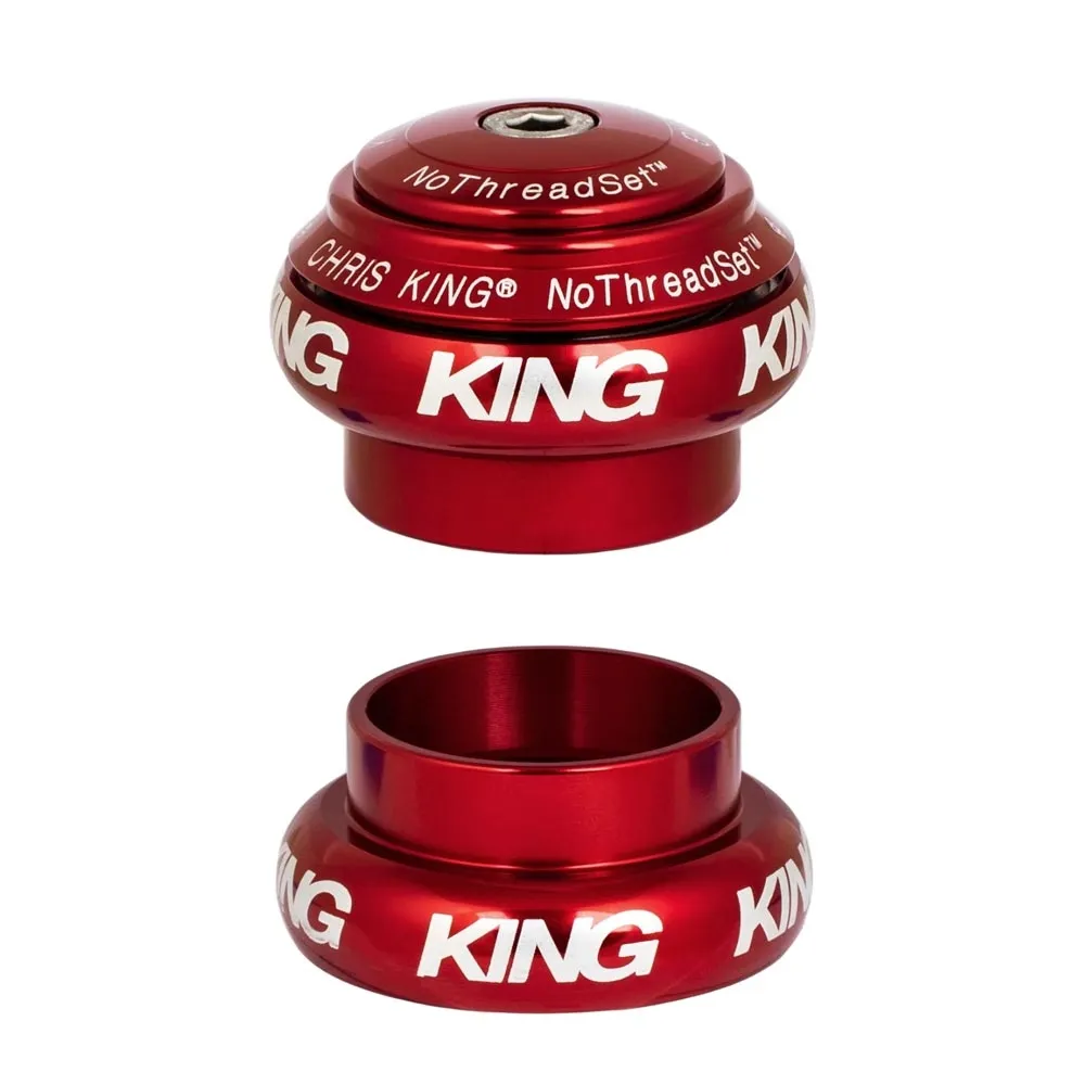 Chris King NoThreadSet Steuersatz 1 1/8 Zoll rot | red EC34