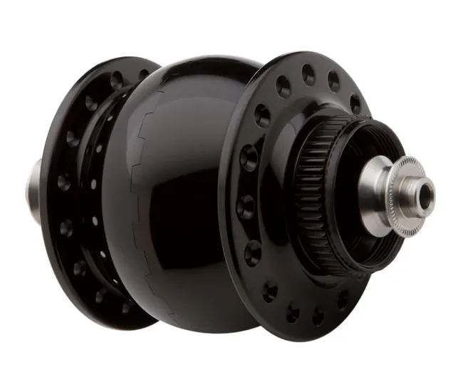 Schmidt SON 28 Nabendynamo Disc Centerlock schwarz eloxiert 36 Loch