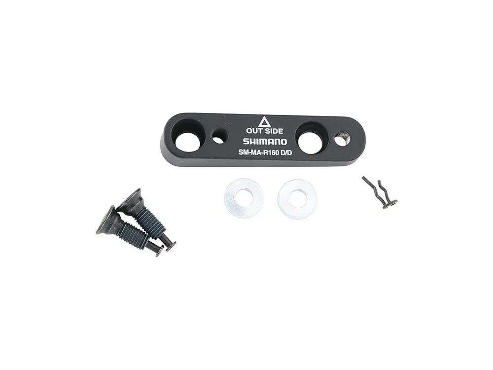 Shimano Disc Adapter Flat Mount | Hinterrad 160 incl Schrauben