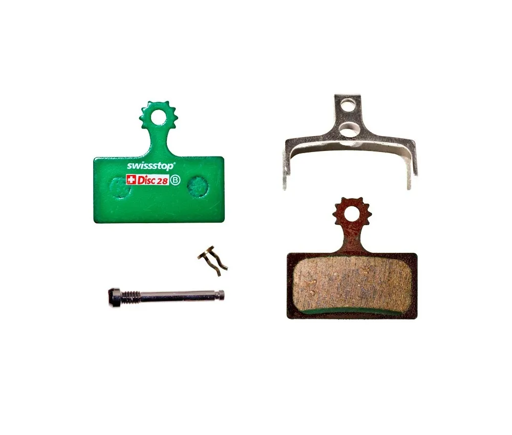 Swiss Stop Disc 28 C Bremsbeläge | 2-Kolben Shimano MTB-Road-Alfine | 1 Paar