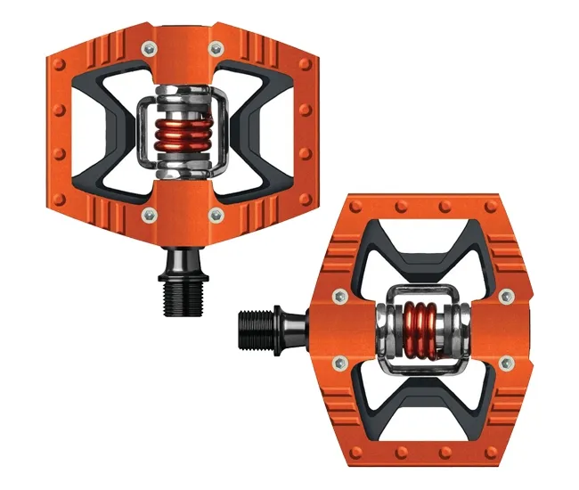 Crankbrothers Double Shot Pedal orange-schwarz