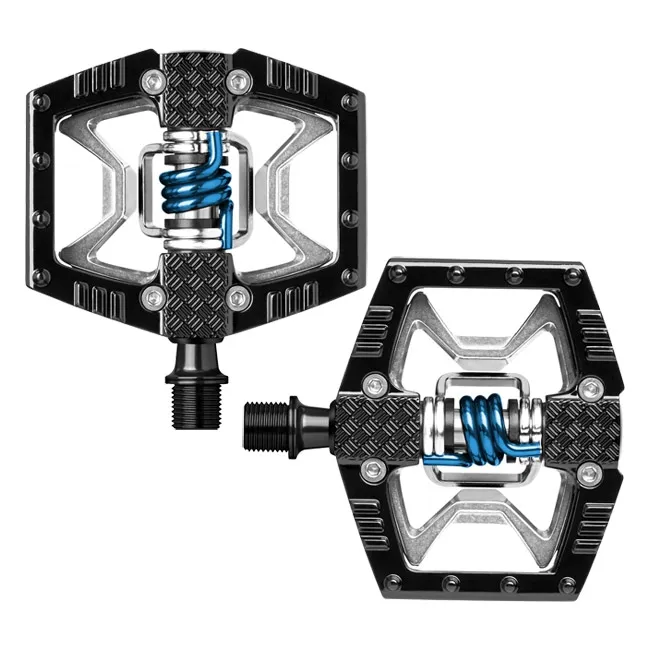 Crankbrothers Double Shot Pedal schwarz-silber-blau