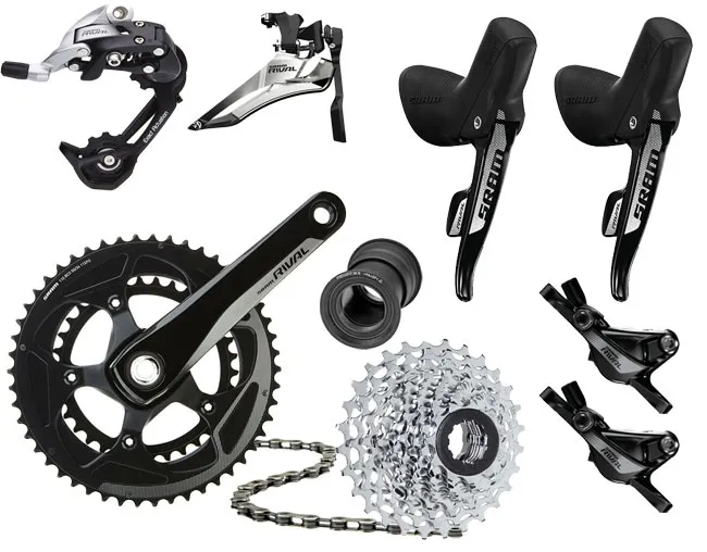Sram Rival 22 Gruppe Disc BB30 komplett
