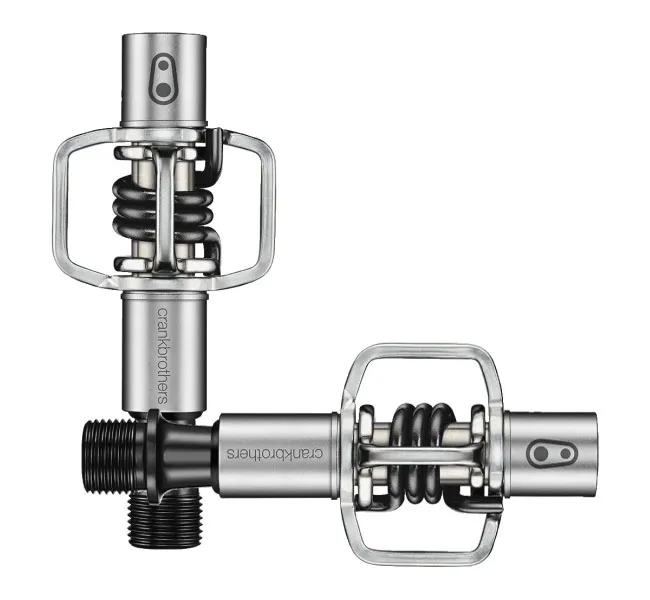 Crankbrothers Eggbeater 1 Klickpedale silber-schwarz incl Cleats