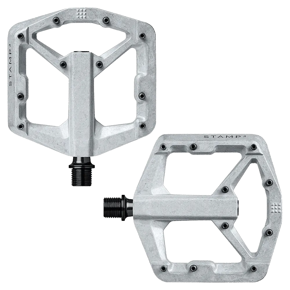 Crankbrothers Stamp 2 Plattform Pedale raw-silber large