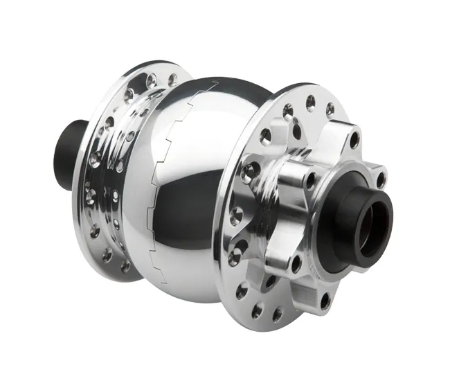 Schmidt SON 28 15 Nabendynamo Disc 6 Loch silber poliert 32 Loch