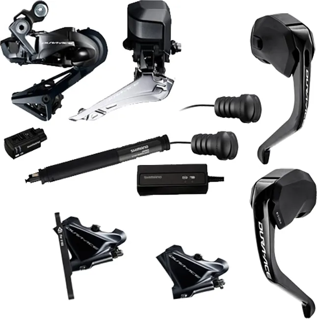 Shimano DURA-ACE Di2 TT Umrüstkit R9150/9180 Disc Flat Mount komplett11x2-fach