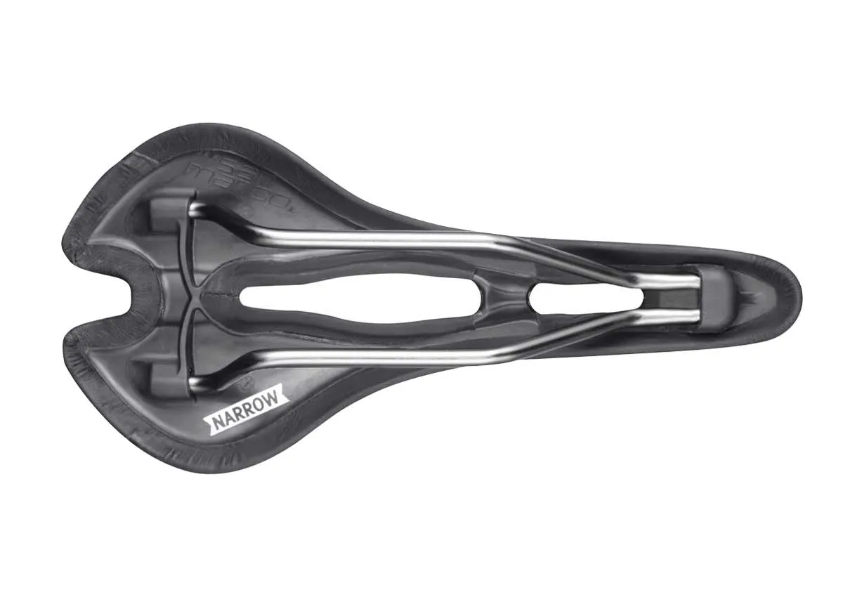 Selle San Marco Aspide Racing Open Sattel S2 Narrow schwarz Gestell Xsilite