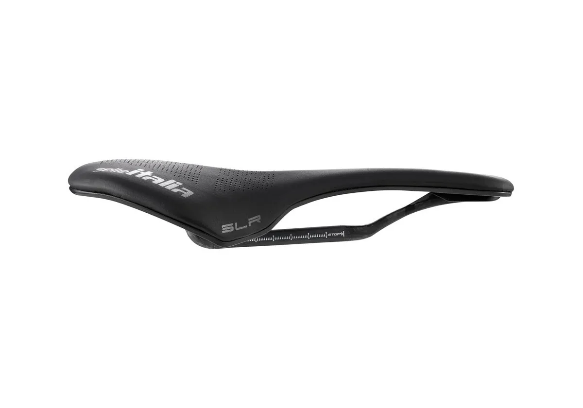 Selle Italia SLR Boost Sattel Superflow L3 Kit-Carbonio schwarz-rot