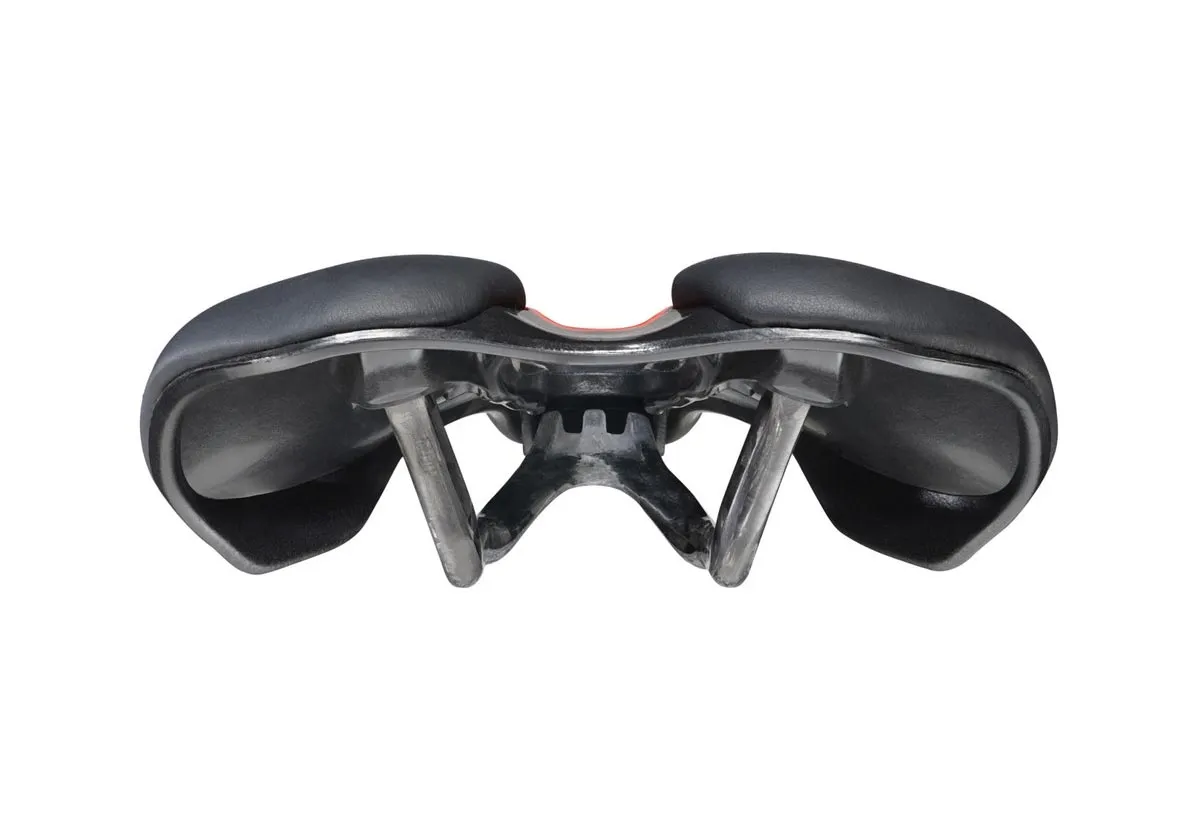 Selle Italia SLR Boost Sattel Superflow L3 Kit-Carbonio schwarz-rot