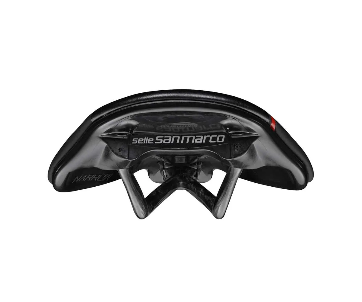 Selle San Marco ShortFit 2.0 Carbon FX Sattel Narrow S3 schwarz Gestell Carbon