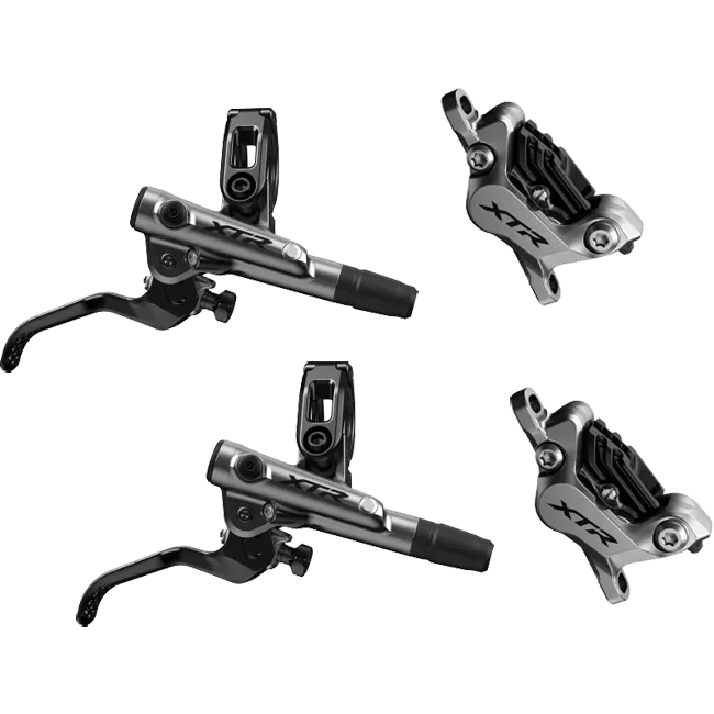 Disc-Set Shimano XTR M9120 Trail 4 Kolben Scheibenbremsen ohne Scheiben