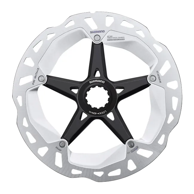 Shimano Deore XT Bremsscheibe RT-MT800L-I IceTech | 203 mm Centerlock interner Lockring