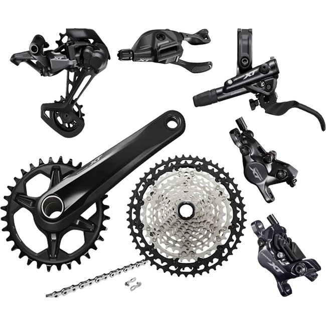 Shimano XT Gruppe 8100 MTB 12x1-fach Disc komplett schwarz