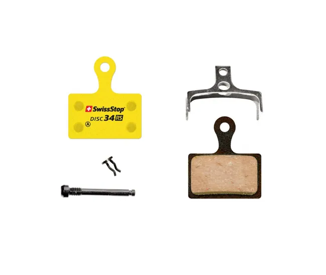 SwissStop Disc 34 RS Bremsbeläge leise | 2-Kolben Shimano Flat Mount | 1 Paar