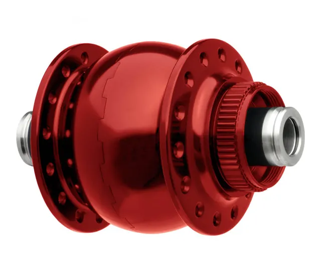 Schmidt SON 28 12 Disc Centerlock Nabendynamo rot 32 Loch
