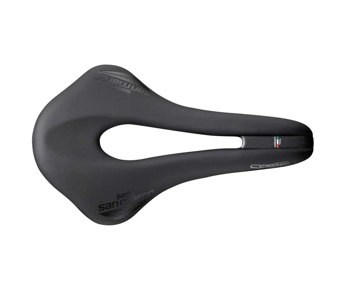 Selle San Marco ShortFit Superleggera Sattel L3 Wide schwarz Gestell Carbon