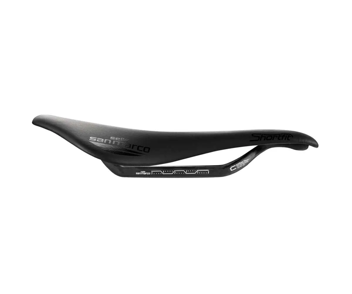 Selle San Marco ShortFit Superleggera Sattel L3 Wide schwarz Gestell Carbon