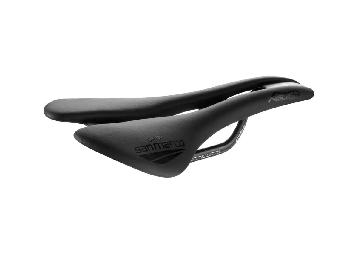 Selle San Marco Aspide Superleggera Open Sattel S2 Narrow schwarz Gestell Carbon