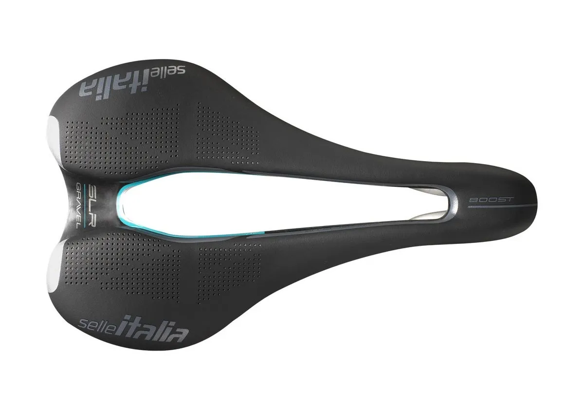 Selle Italia SLR Boost Gravel Sattel TI316 Superflow L3 schwarz