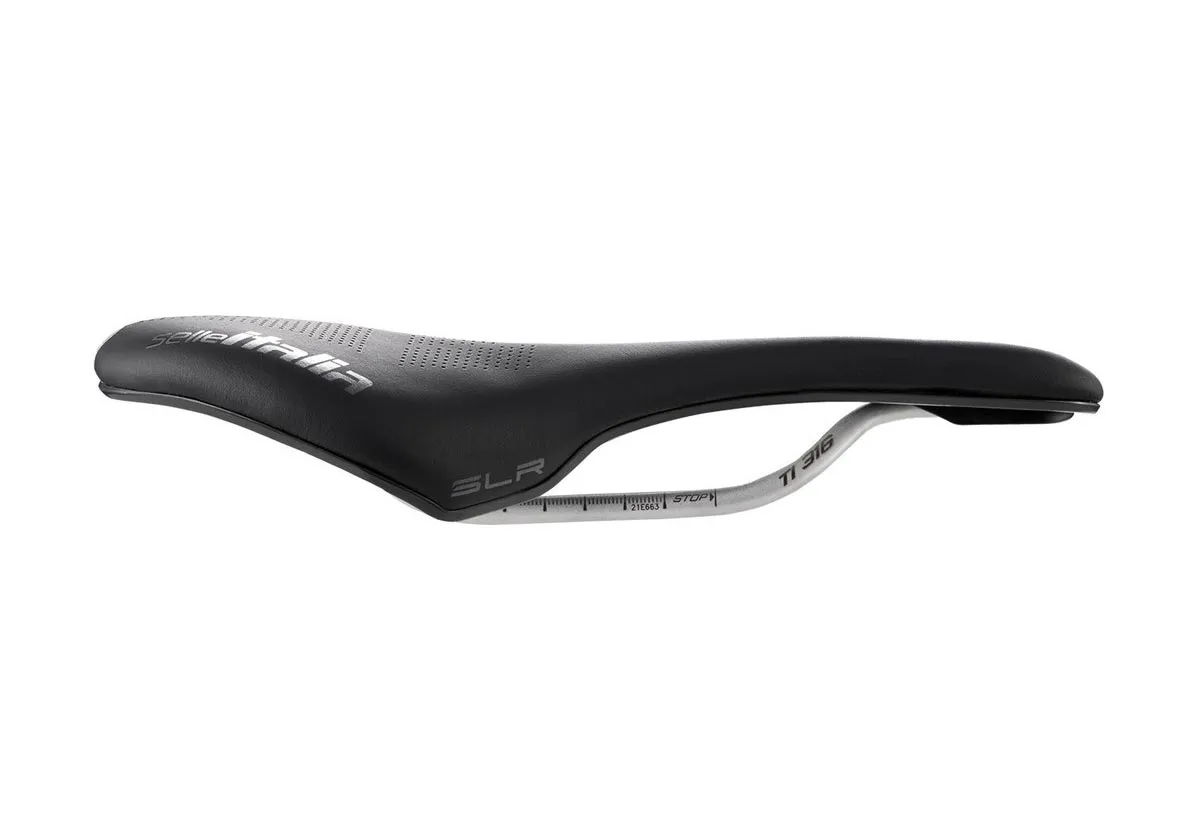 Selle Italia SLR Boost Gravel Sattel TI316 Superflow L3 schwarz