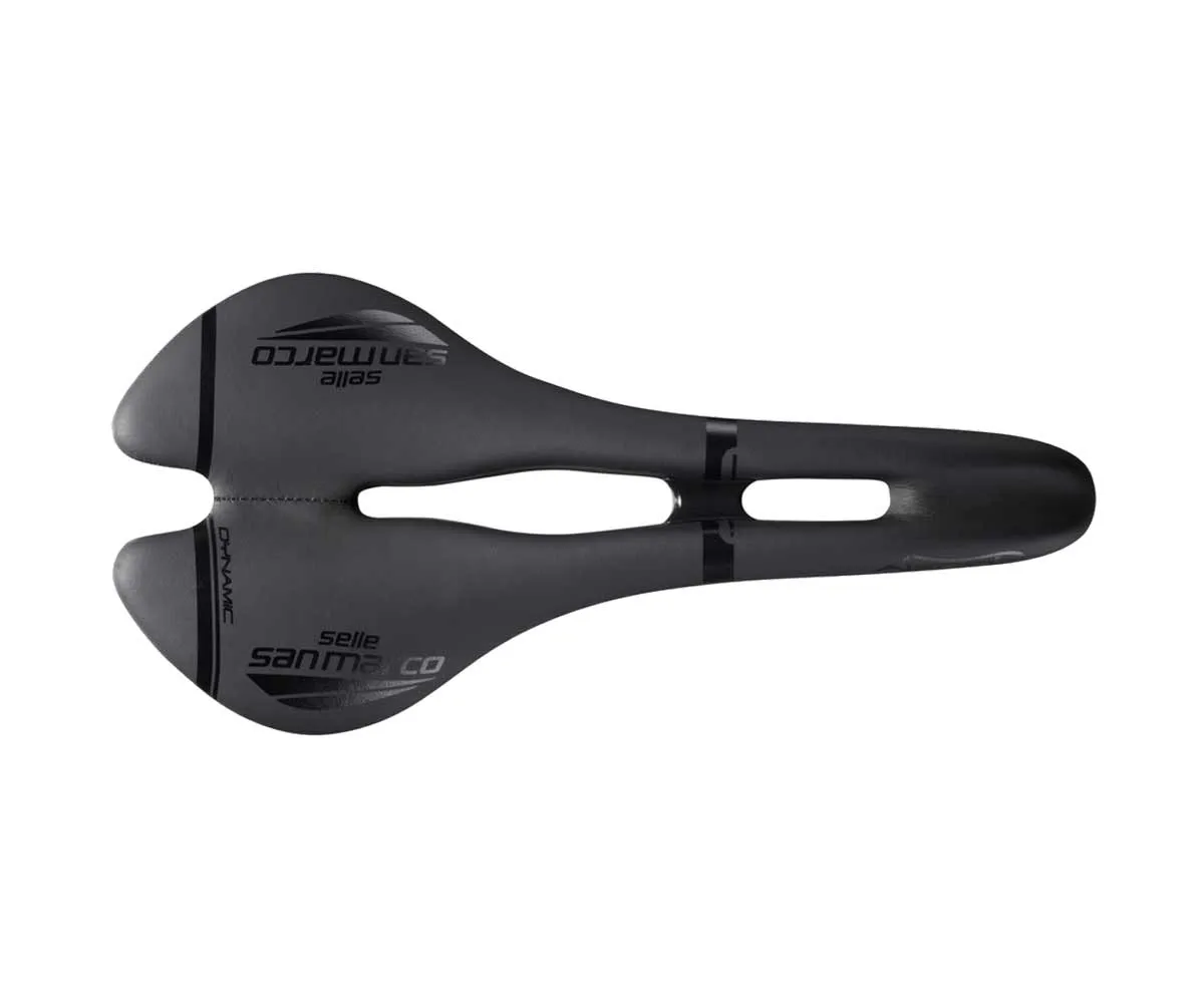 Selle San Marco Aspide Dynamic Open Fit Sattel S2 Narrow schwarz Gestell Manganese