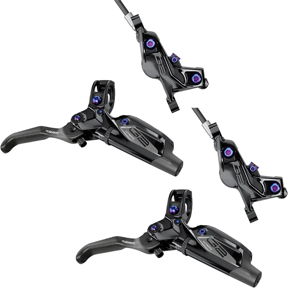 Disc Set Sram G2 Ultimate Carbon Scheibenbremsen black-rainbow