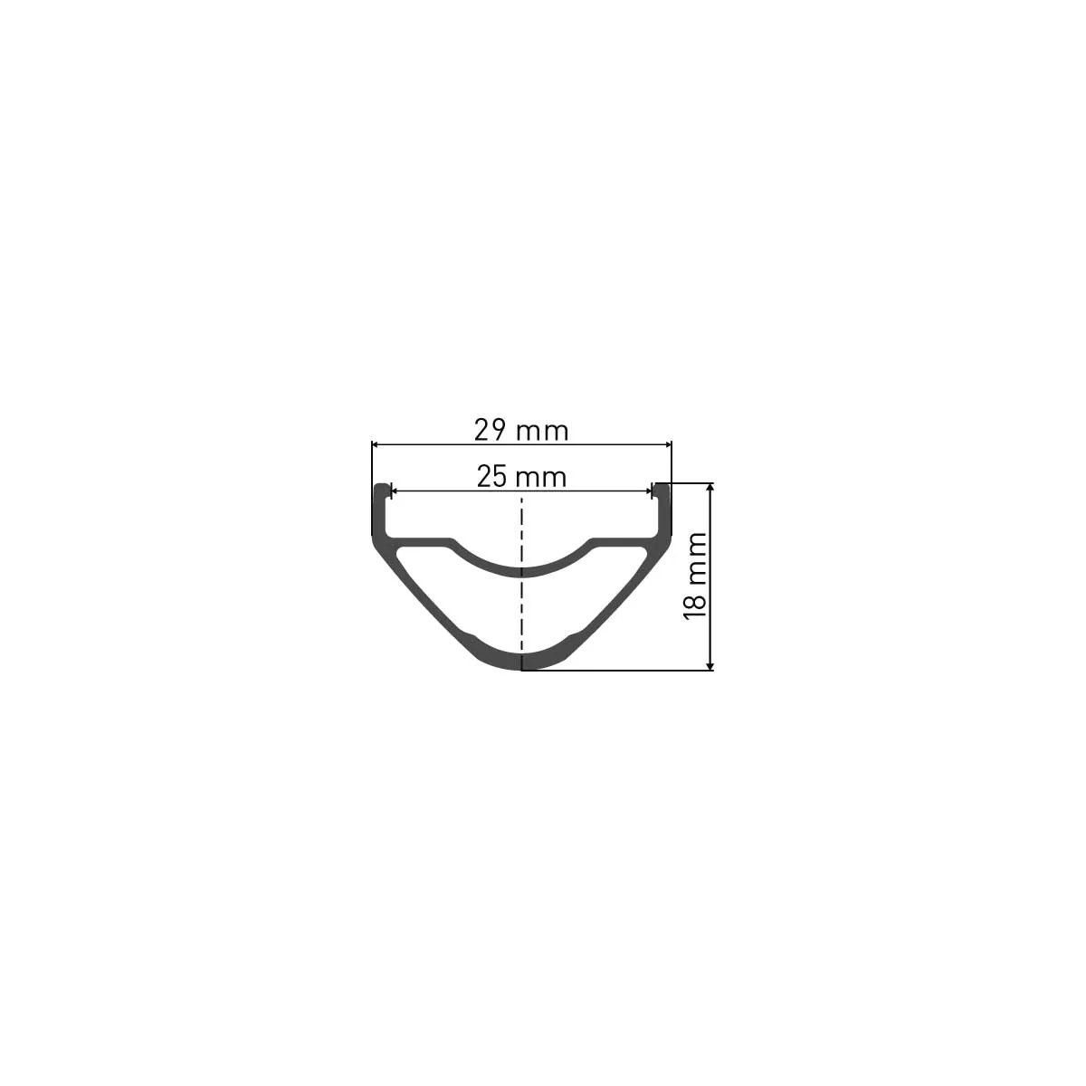DT Swiss XR 1700 Spline 25 CL | 29 Zoll MTB Vorderrad Boost