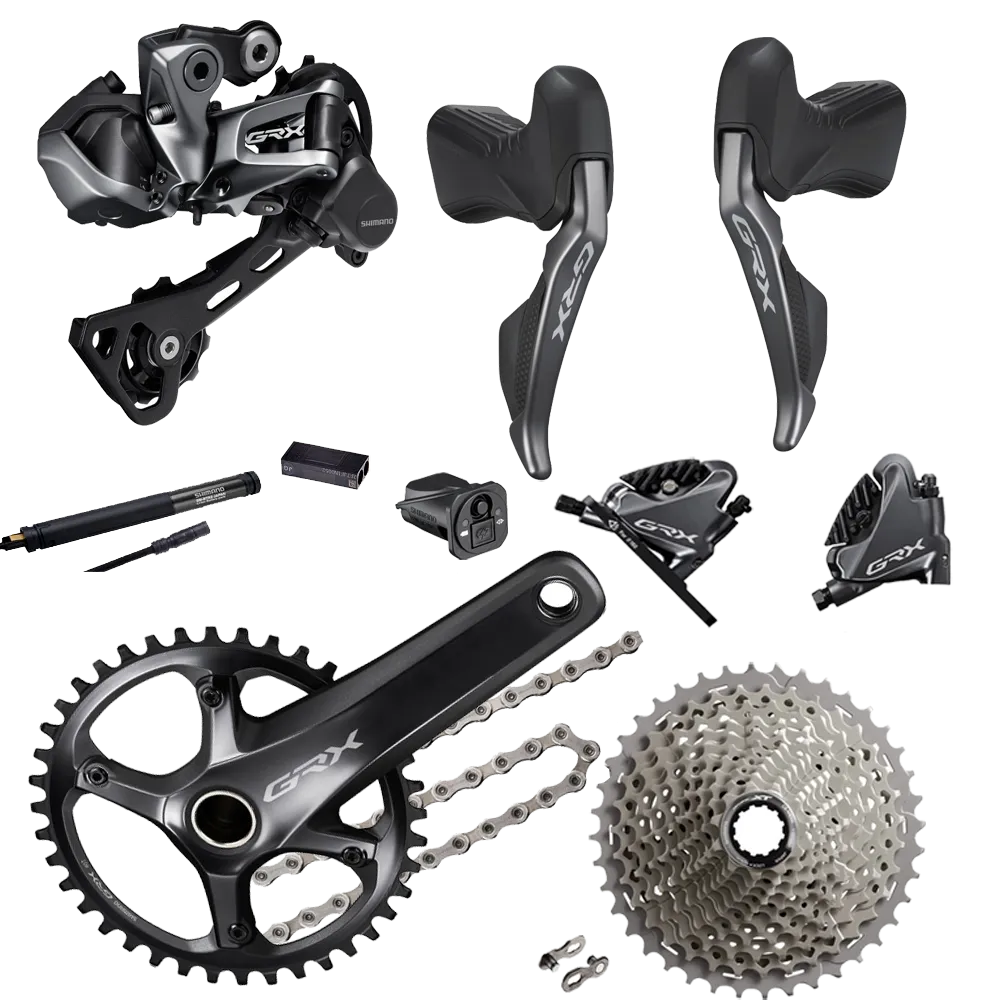 Shimano GRX 817 Di2 Gravel Gruppe 11x1-fach | EW-RS910 Disc komplett