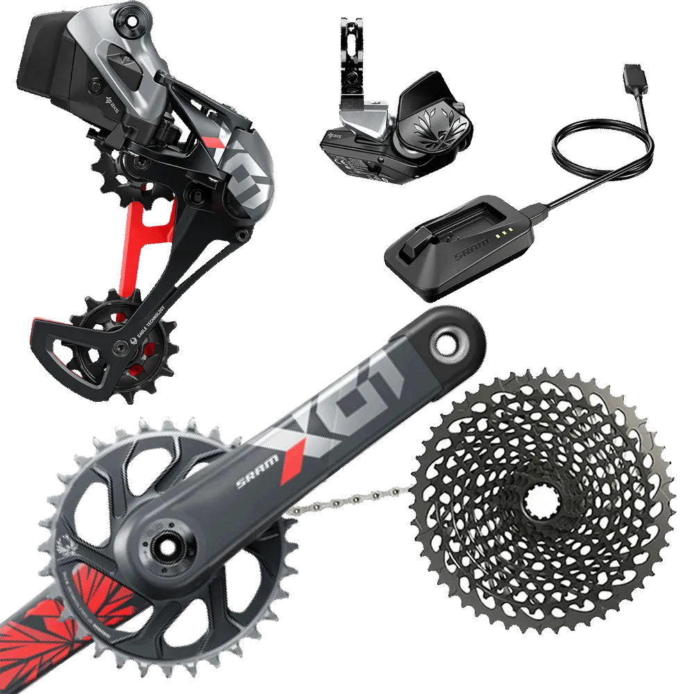Sram X01 Eagle AXS eTap Gruppe DUB red 12x1-fach komplett