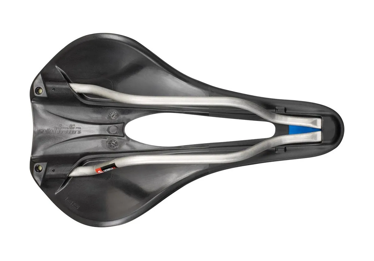 Selle Italia Novus Boost Sattel TI316 EVO Superflow L3 Breite 145mm Gestell Titan schwarz