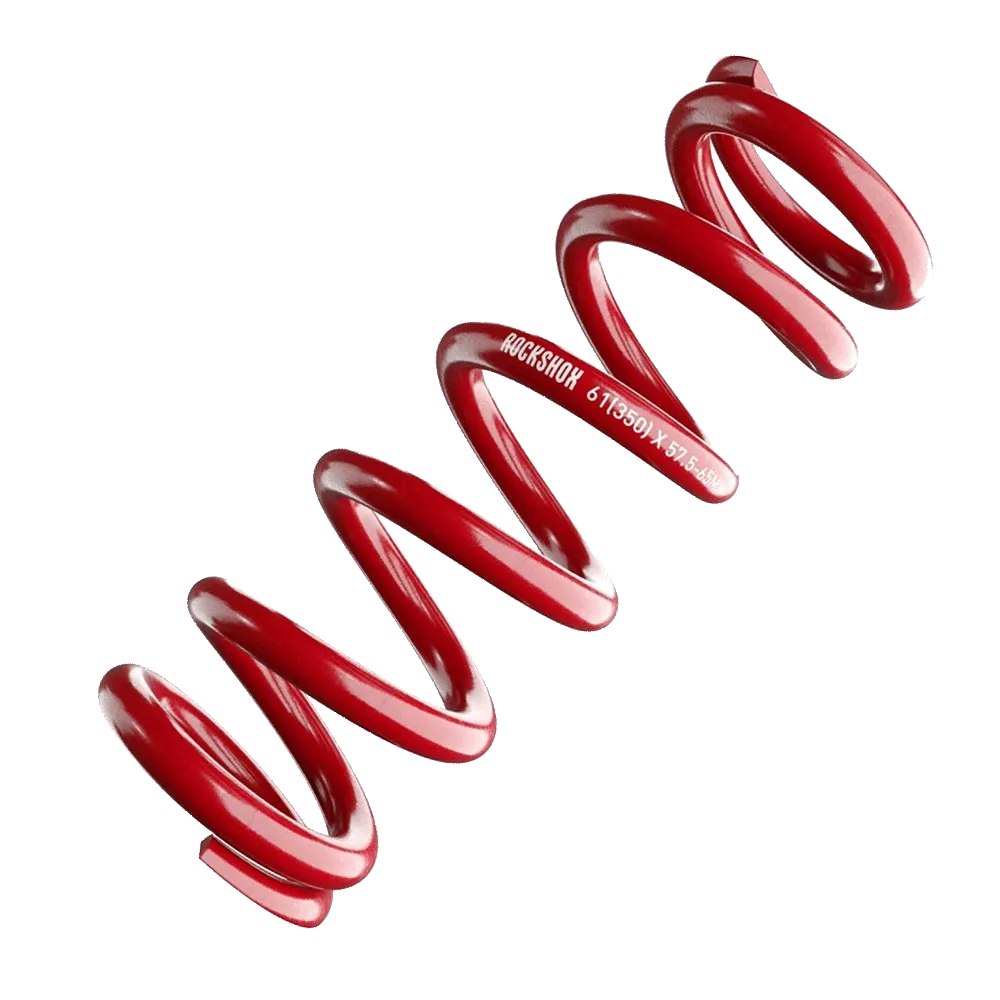 RockShox Deluxe Dämpferfeder Stahl Metric Hub 67,5-75 mm rot Härte 300 lb - Restbestand