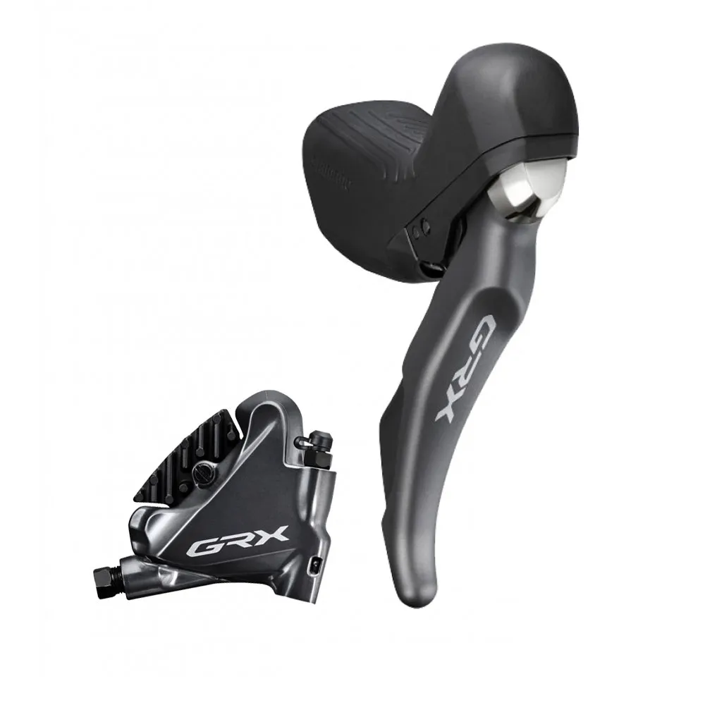Shimano GRX Scheibenbremse ST-RX810 STI Dual Control rechts 11-fach + Bremssattel BR-RX810 Flat Mount