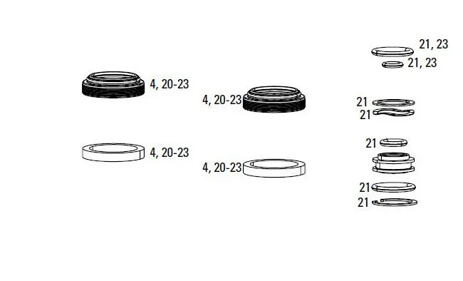 RockShox Pike Service Kit Full Dual Position Modell 2014-2017